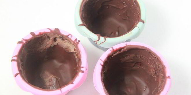 Рецепт мусса из клементинов в шоколадном стаканчике