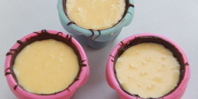 Рецепт мусса из клементинов в шоколадном стаканчике