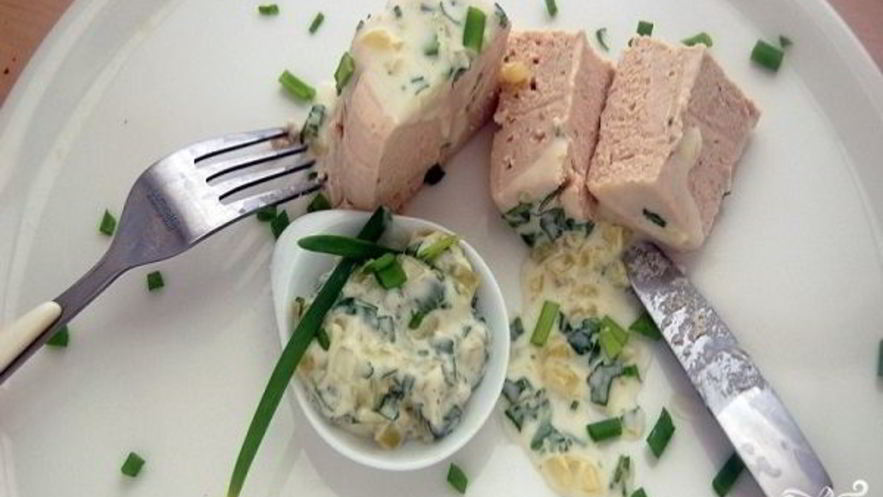 Рецепт мусса из курицы