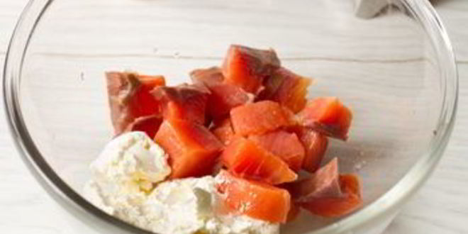 Рецепт мусса из малосольного лосося