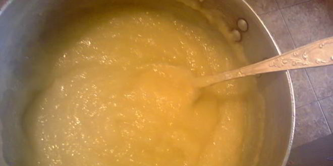 Рецепт мусса яблочного на манной крупе