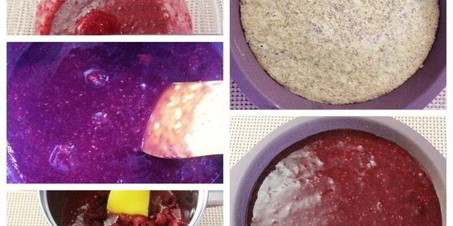 Рецепт муссового десерта малинового рай