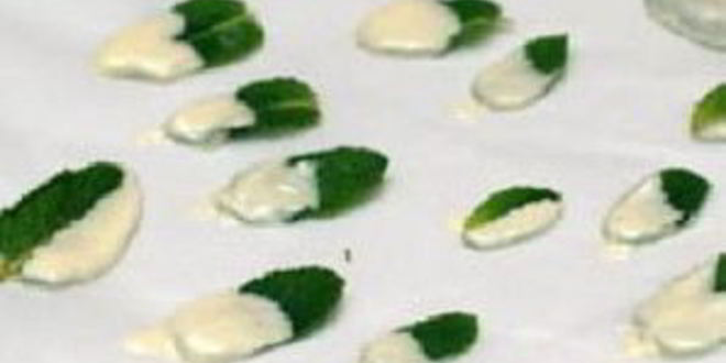 Рецепт мятна-шоколадного мусс