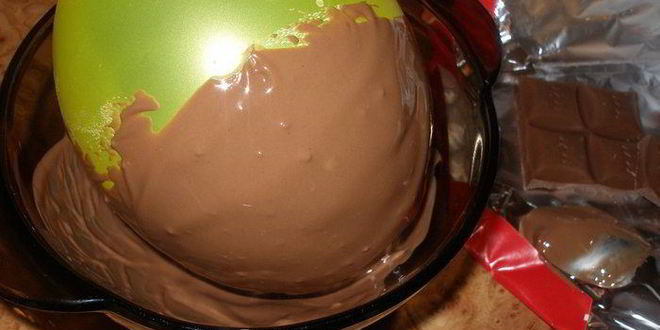 Рецепт пасхальных шоколадных яиц с творожным муссом