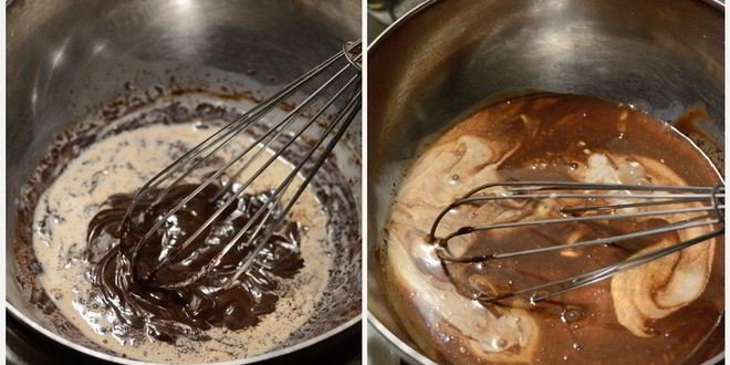 Рецепт рождественского полена с шоколадным муссом и ягодами