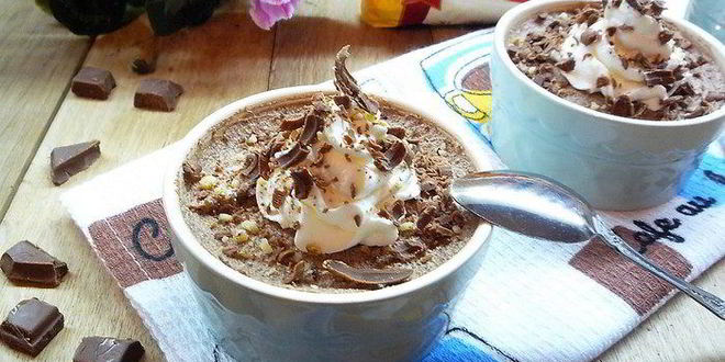 Рецепт шоколадна-сливочного мусс на манной крупе