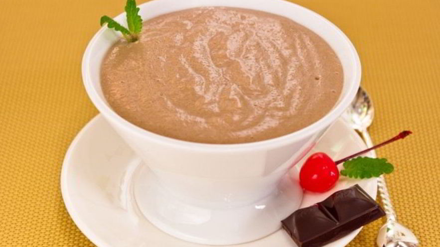 Рецепт шоколадного мусса на манной крупе