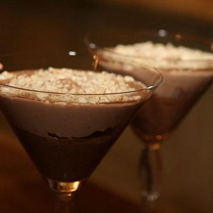 Рецепт Шоколадного мусса с фундуком