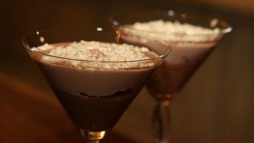 Рецепт шоколадного мусса с фундуком