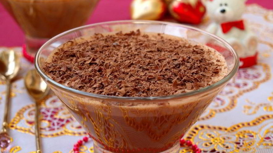 Рецепт сливочно-шоколадного мусс