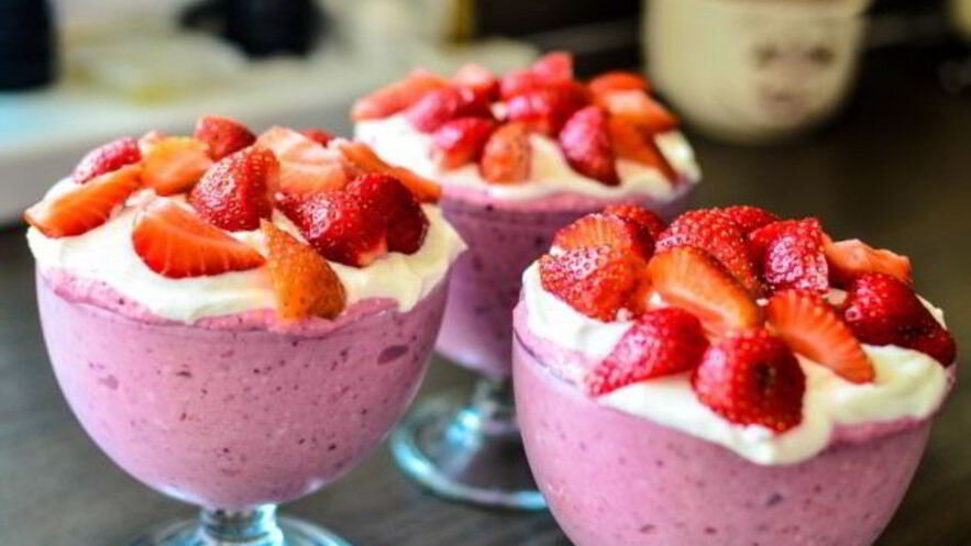 Рецепт творожно-ягодного мусс