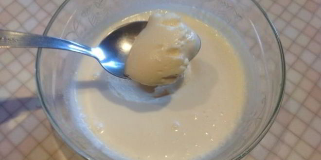 Рецепт творожного мусса с персиками и киви