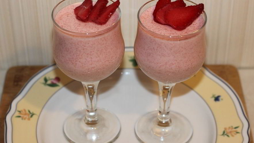 Рецепт воздушного клубничного мусса