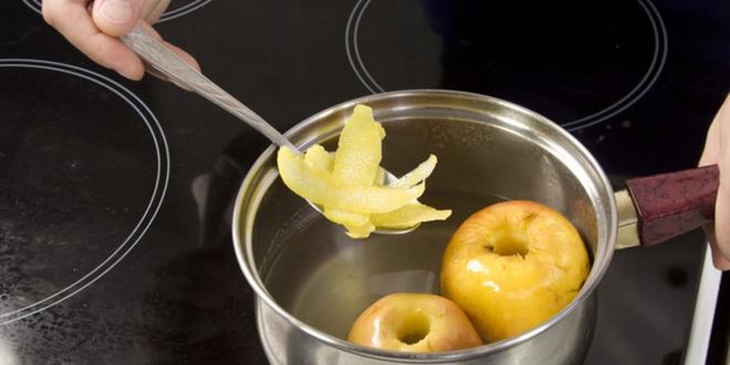 Рецепт яблок с лимонным муссом