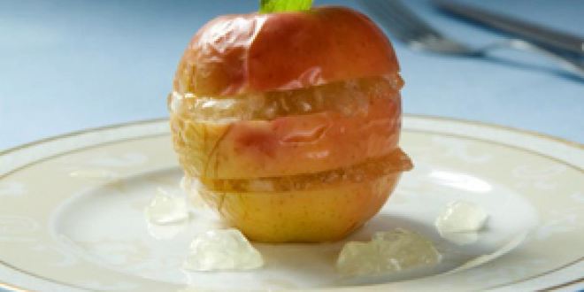 Рецепт яблок с лимонным муссом