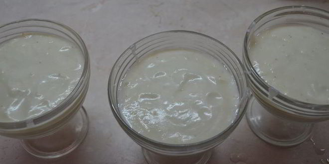 Рецепт панны котта из цветной капусты с сыром джюгас