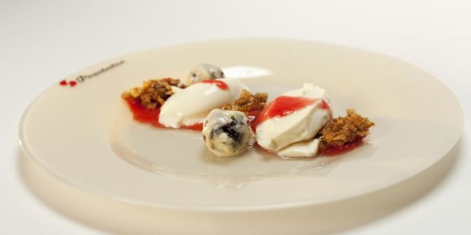 Рецепт панны-котты с гранолой и горячий шоколад