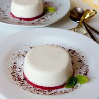 Рецепт Панны котта с клубничным желе