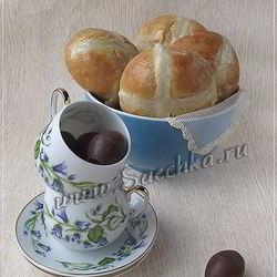 Рецепт Английских пасхальных булочек