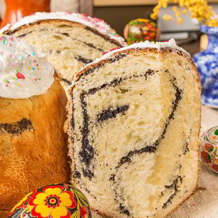 Рецепт Ажурного макового кулича