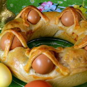 Рецепт Итальянского Пасхального каравая