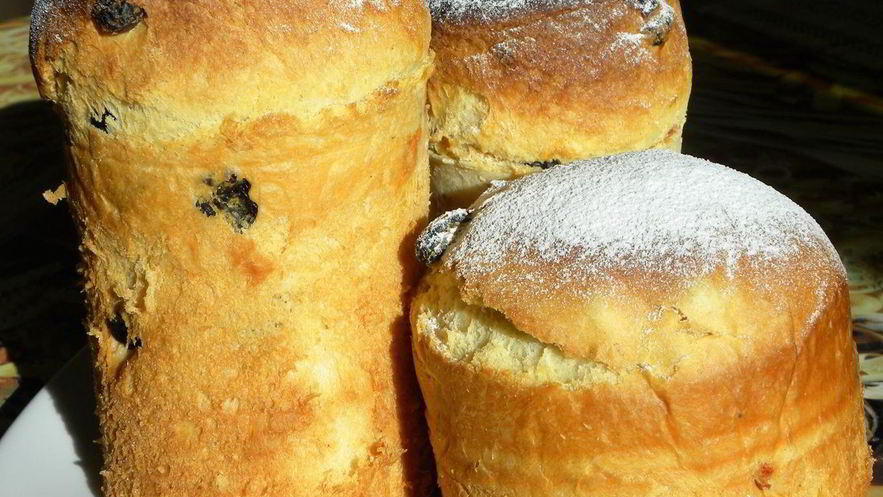 Рецепт кулича на воде