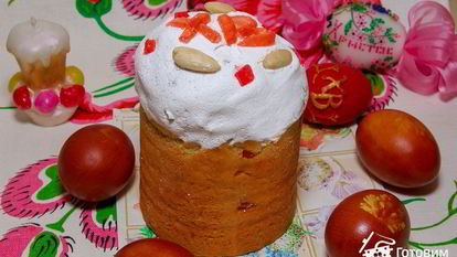 Рецепт Кулича на заварном тесте