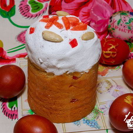 Рецепт Кулича на заварном тесте