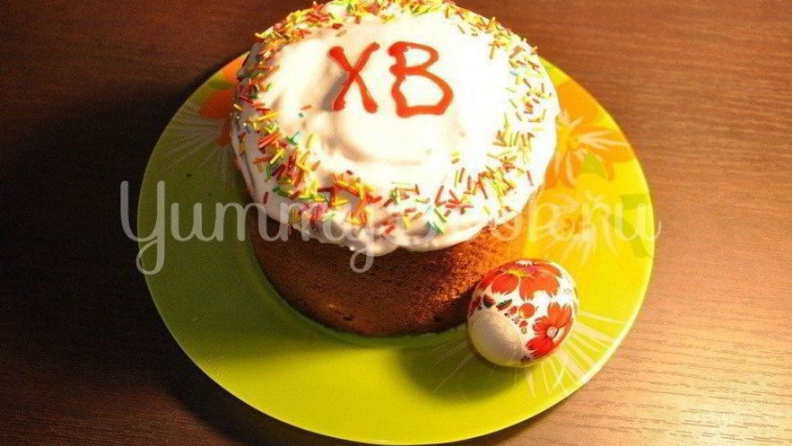 Рецепт кулича пасхального наливного