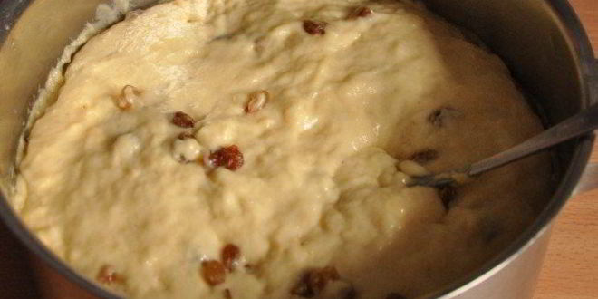 Рецепт кулича пасхального наливного