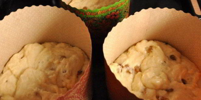 Рецепт кулича пасхального наливного