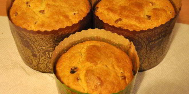 Рецепт кулича пасхального наливного