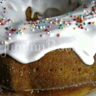 Рецепт Кулича с белой шоколадной глазурью