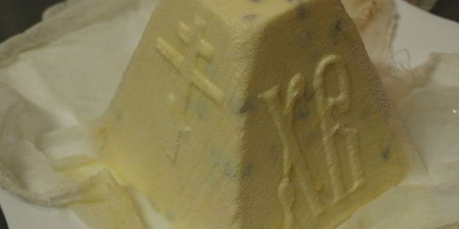 Рецепт пасхи творожной с изюмом