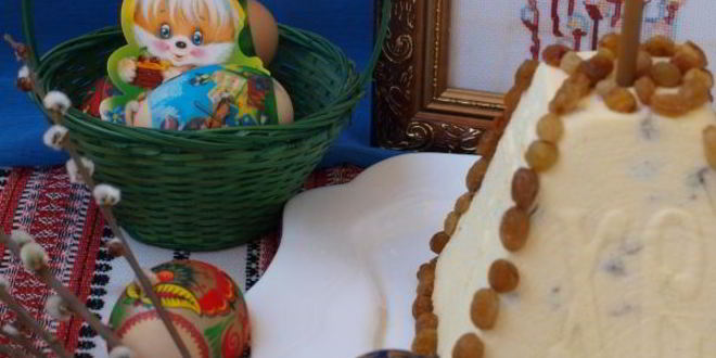 Рецепт пасхи творожной с изюмом