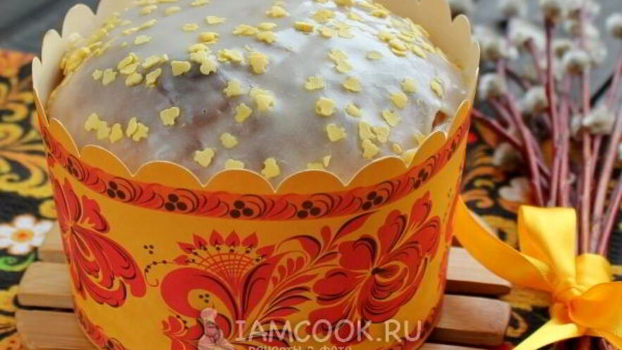 Рецепт пасхального творожного кулича