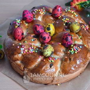 Рецепт Пасхального венка