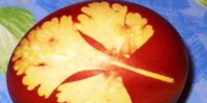 Рецепт пасхальных крашеных яиц