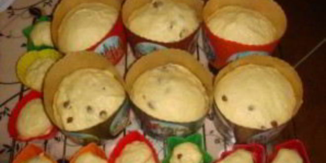 Рецепт пасхальных куличей с изюмом