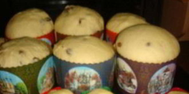 Рецепт пасхальных куличей с изюмом