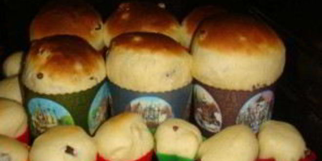 Рецепт пасхальных куличей с изюмом