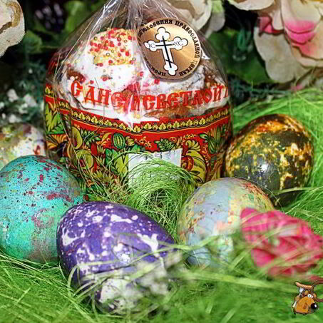 Рецепт Пасхальных яиц Крапинка