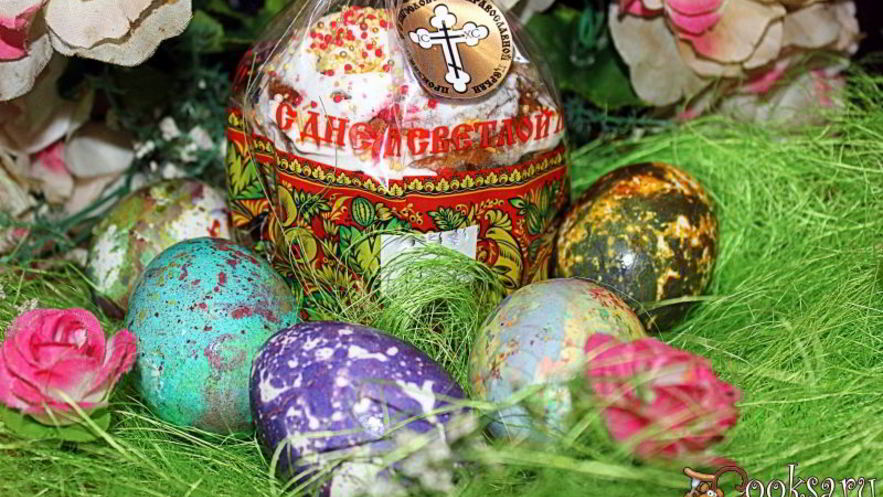 Рецепт пасхальных яиц крапинка