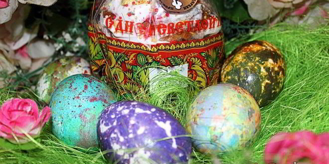 Рецепт пасхальных яиц крапинка