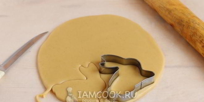Рецепт пряника пасхального заяц