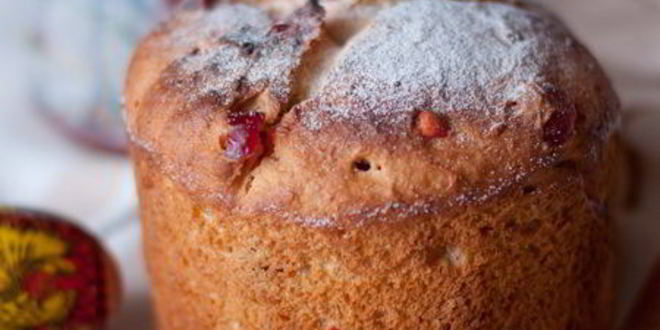 Рецепт творожного кулича с пьяной вишней