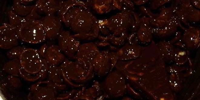 Рецепт песочных шоколадных роз