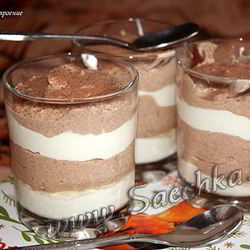 Рецепт Полосатого десерта