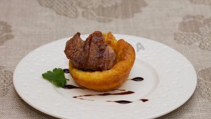 Рецепт Пудинга с филе миньон