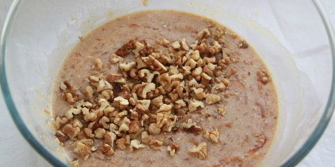 Рецепт пудинга с хурмой